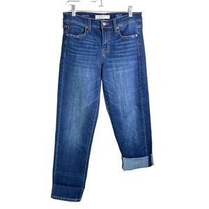 Liverpool Los Angeles Jeans Wmns Size 6 Blue Girlfriend Straight Leg medium wash